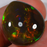 24.8 Karat - Natürlicher Äthiopischer Schwarzopal - Beska Mine - DeinOpal