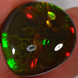 24.8 Karat - Natürlicher Äthiopischer Schwarzopal - Beska Mine - DeinOpal