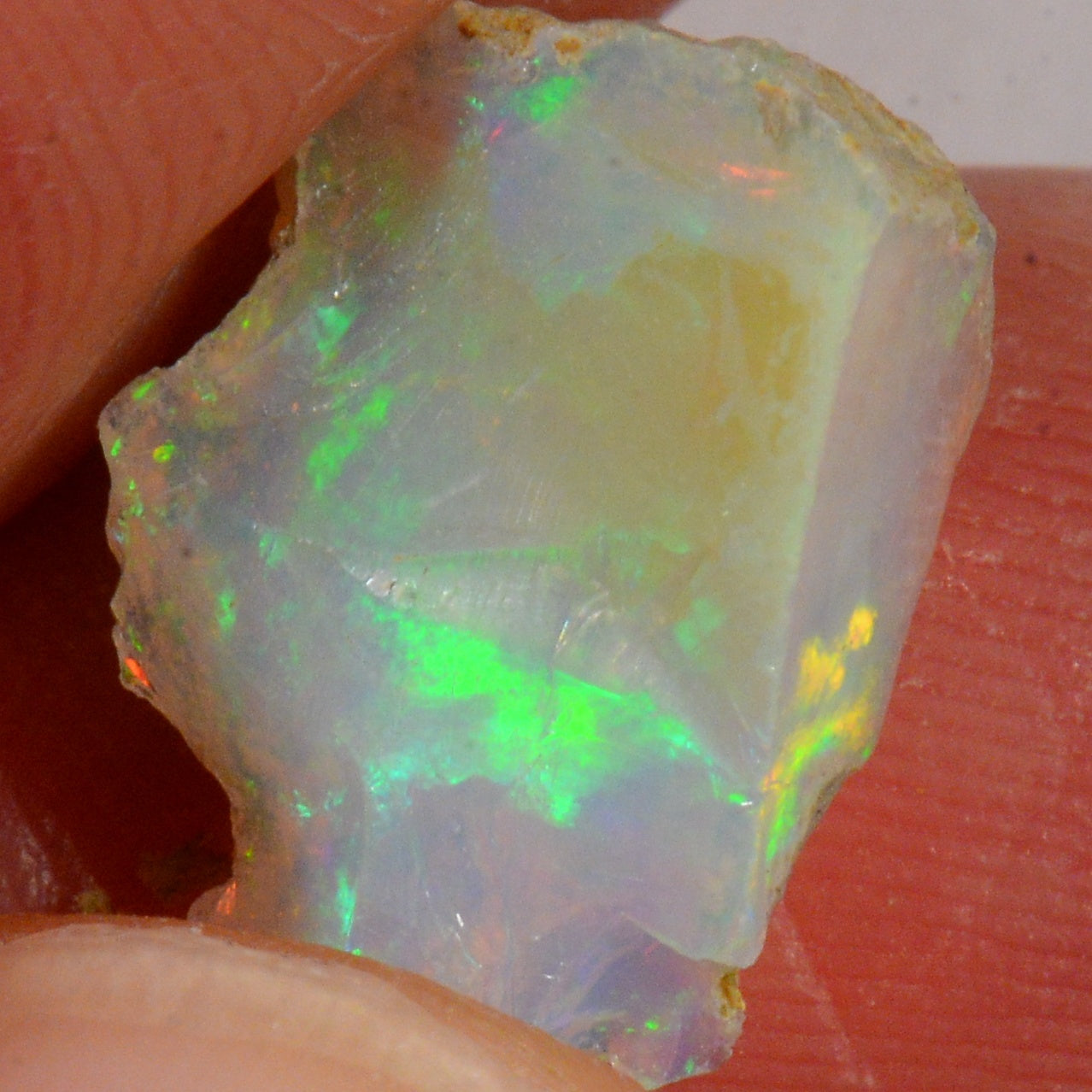 3,7 carats - Opale Welo brute d'Éthiopie – opale Welo d'Éthiopie naturelle