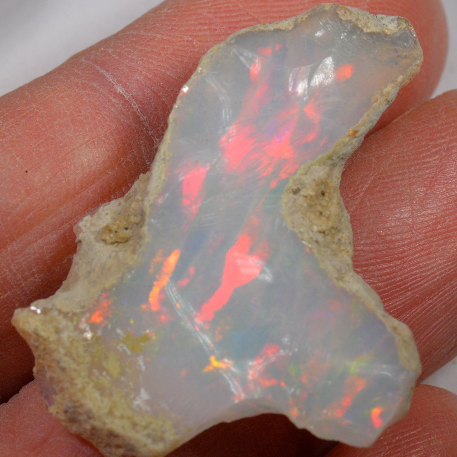 25.6 Karat - Roher Äthiopischer Welo Opal - DeinOpal