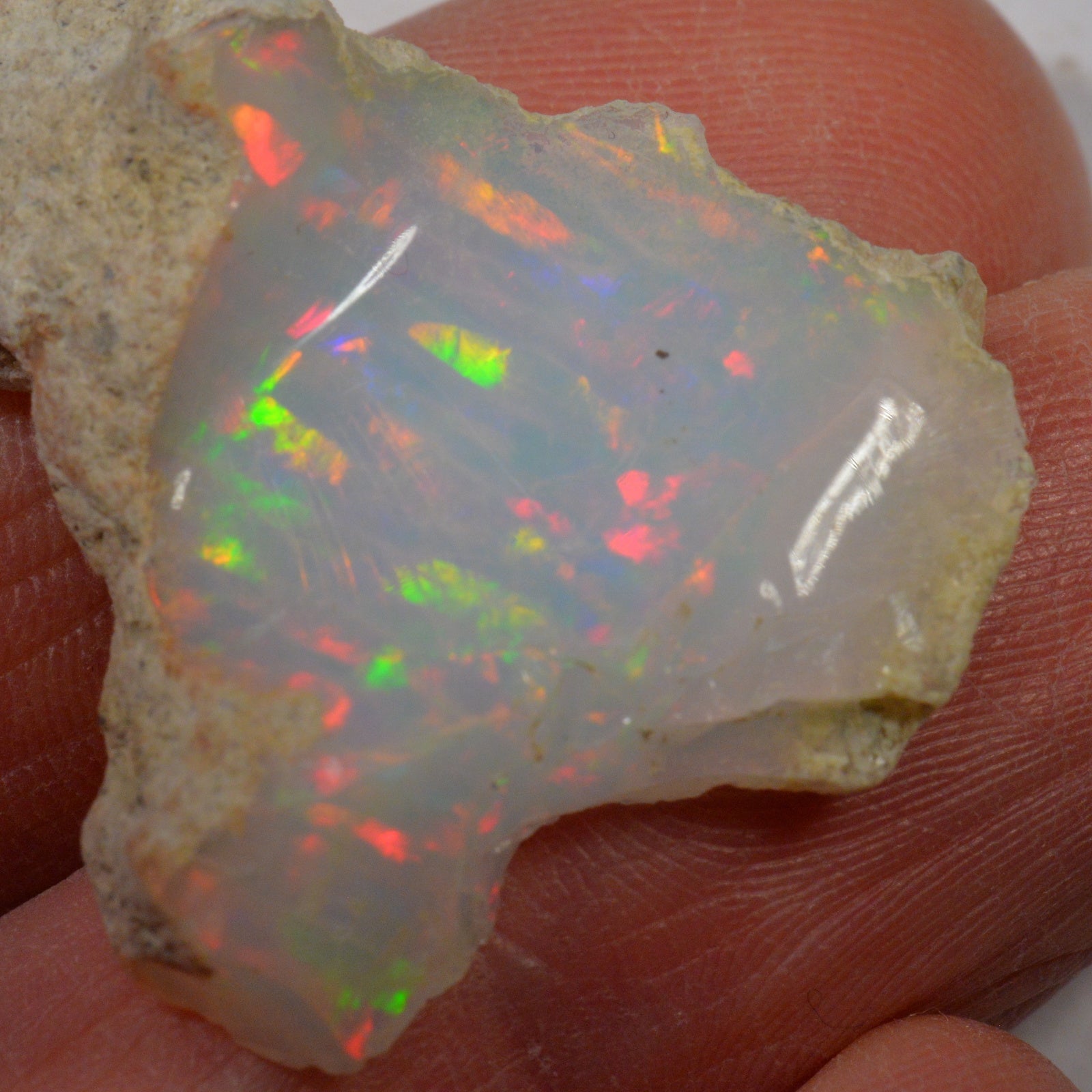 25.6 Karat - Roher Äthiopischer Welo Opal - DeinOpal