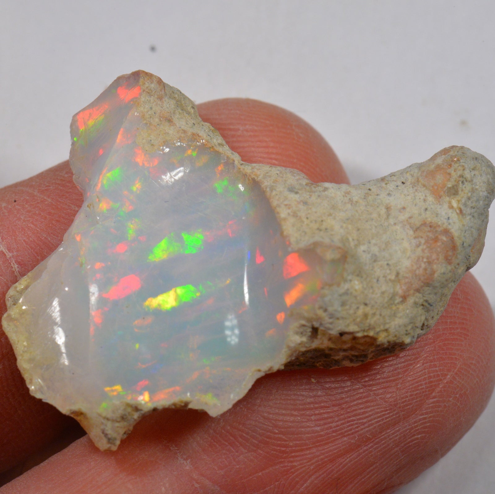 25.6 Karat - Roher Äthiopischer Welo Opal - DeinOpal