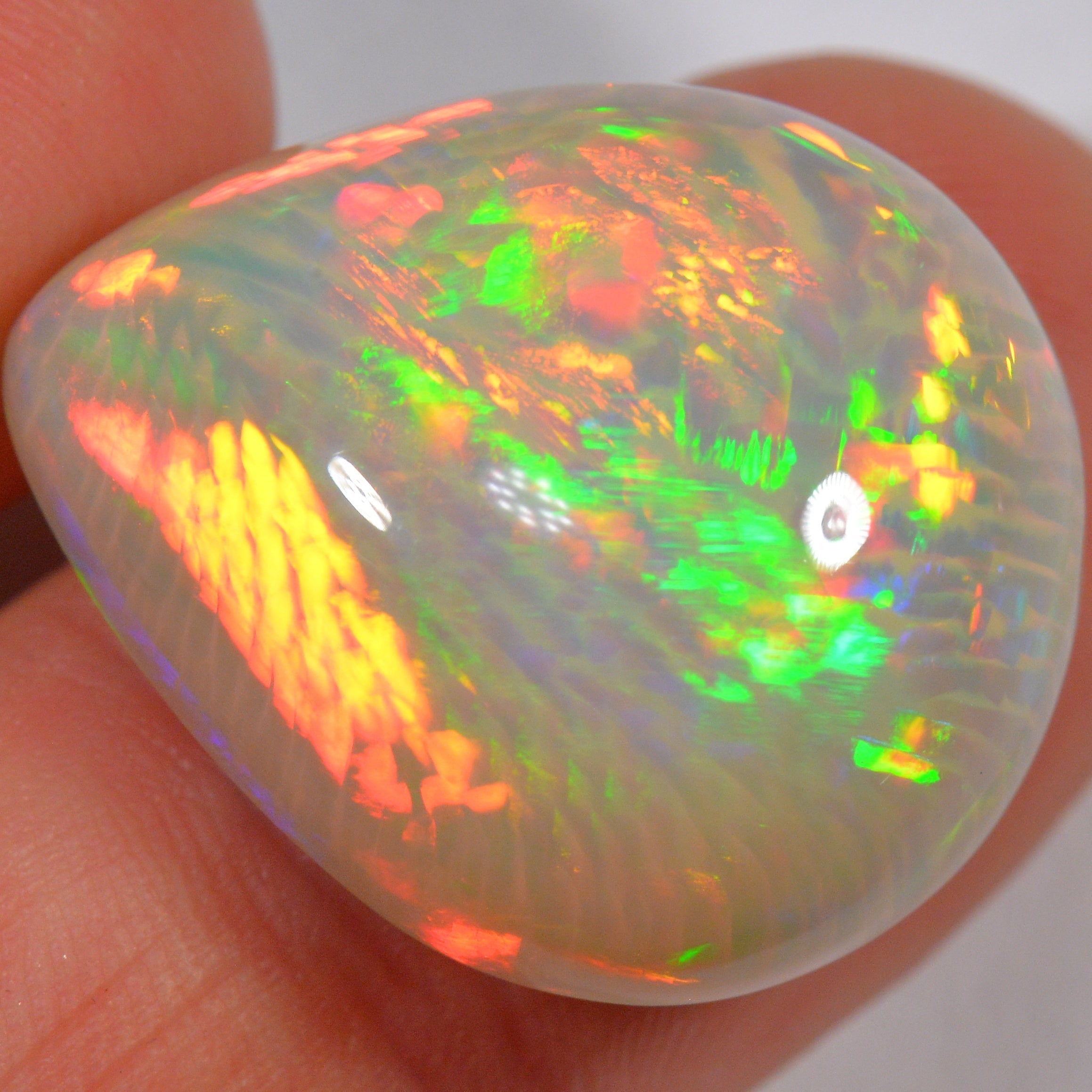 26.8 Karat - Äthiopischer Welo Opal mit Zellenmuster - DeinOpal