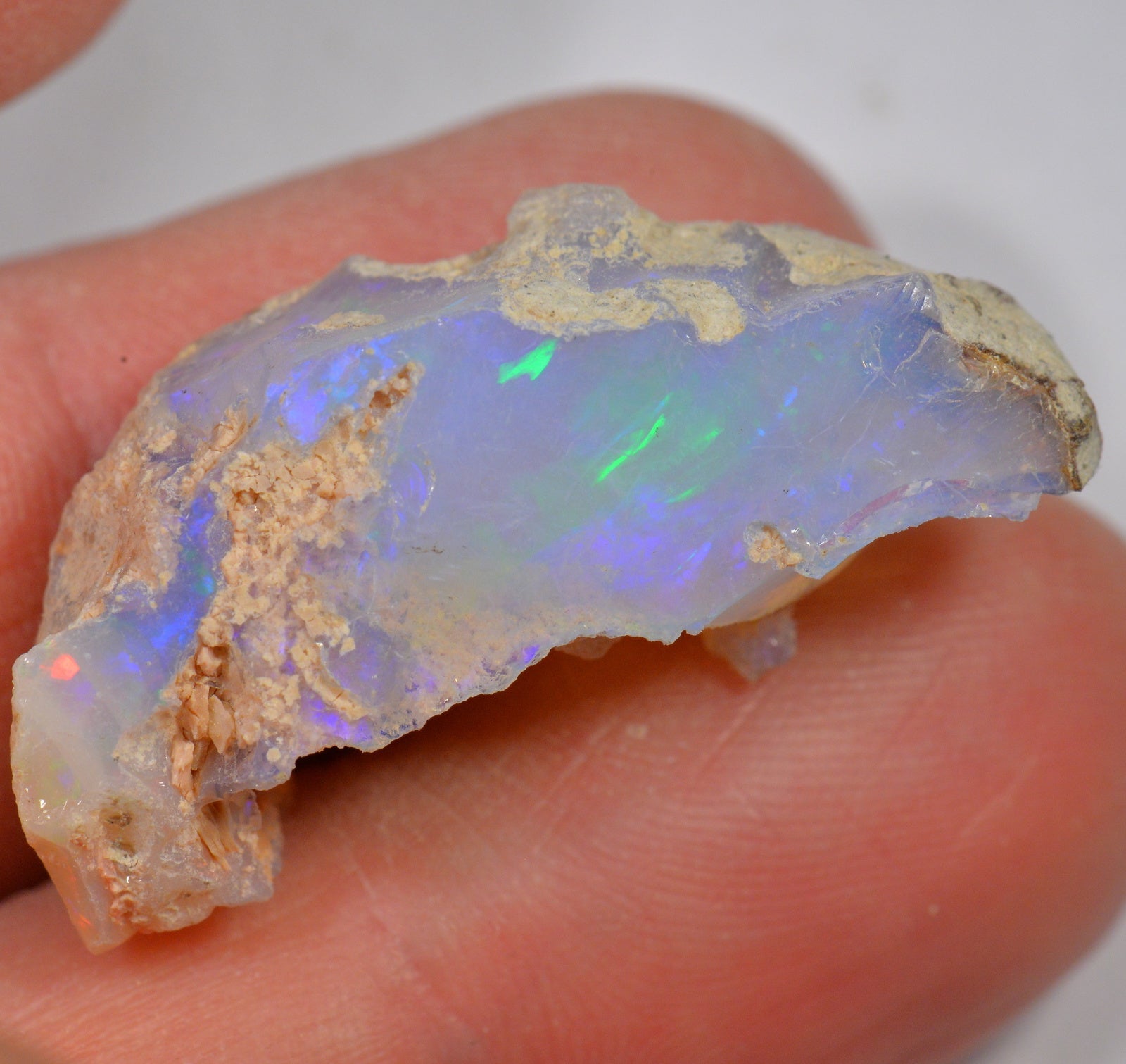 27.8 Carat Rough Ethiopian Welo Opal — natural untreated rough Ethiopian Welo opal