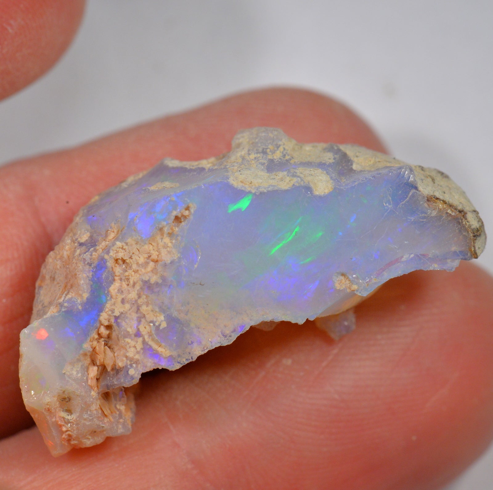 27.8 Carat Rough Ethiopian Welo Opal — natural untreated rough Ethiopian Welo opal