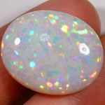 28,1 carats - Opale Welo d'Éthiopie brillante à motif nid d'abeille authentique – opale Welo d'Éthiopie naturelle