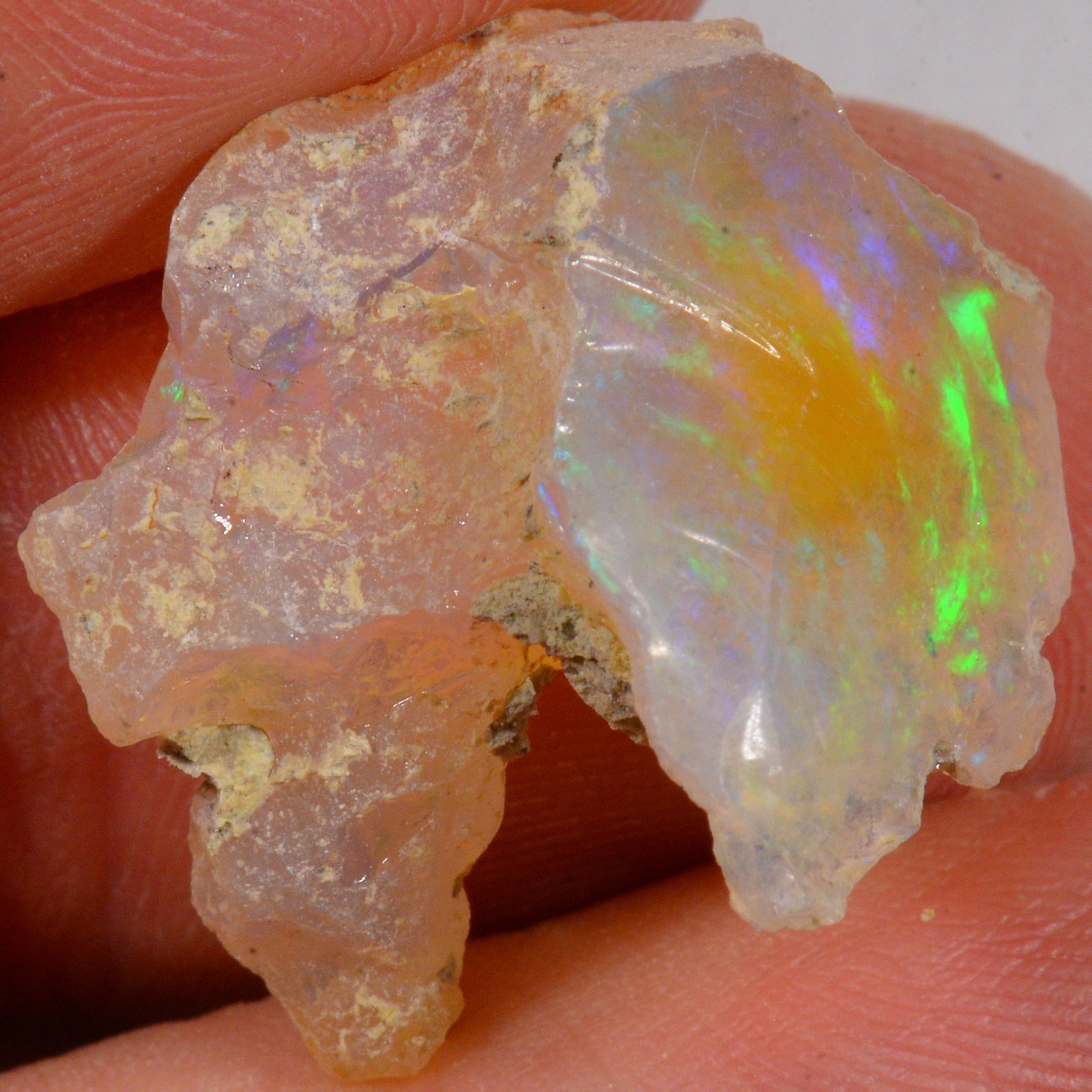 14.8 Karat - Roher Äthiopischer Welo Opal – natürlicher äthiopischer Welo Opal