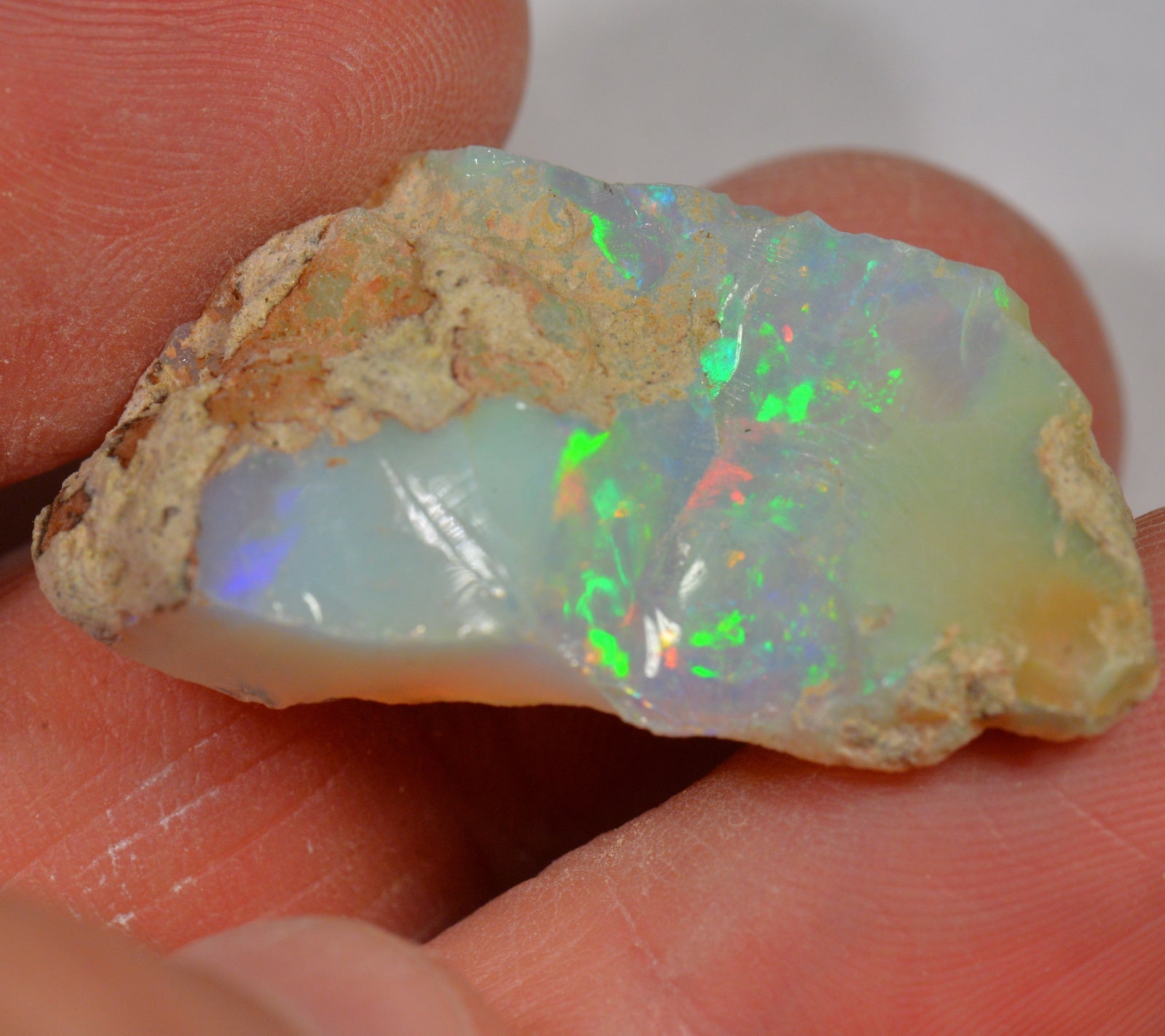 29.9 Carat Rough Ethiopian Welo Opal — natural untreated rough Ethiopian Welo opal