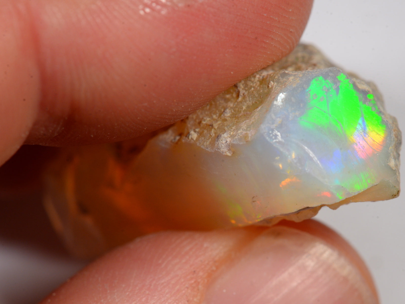 38 Karat - Roher Äthiopischer Welo Opal – natürlicher äthiopischer Welo Opal