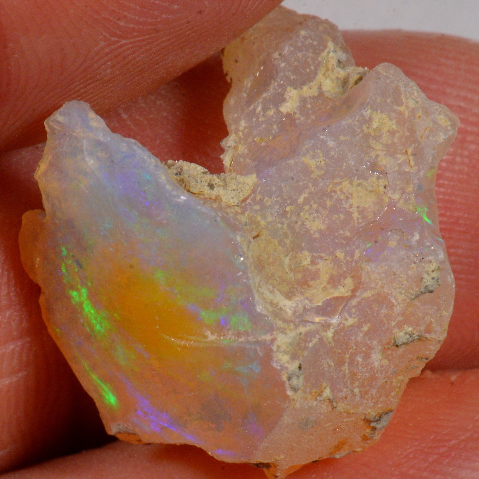 14.8 Karat - Roher Äthiopischer Welo Opal – natürlicher äthiopischer Welo Opal