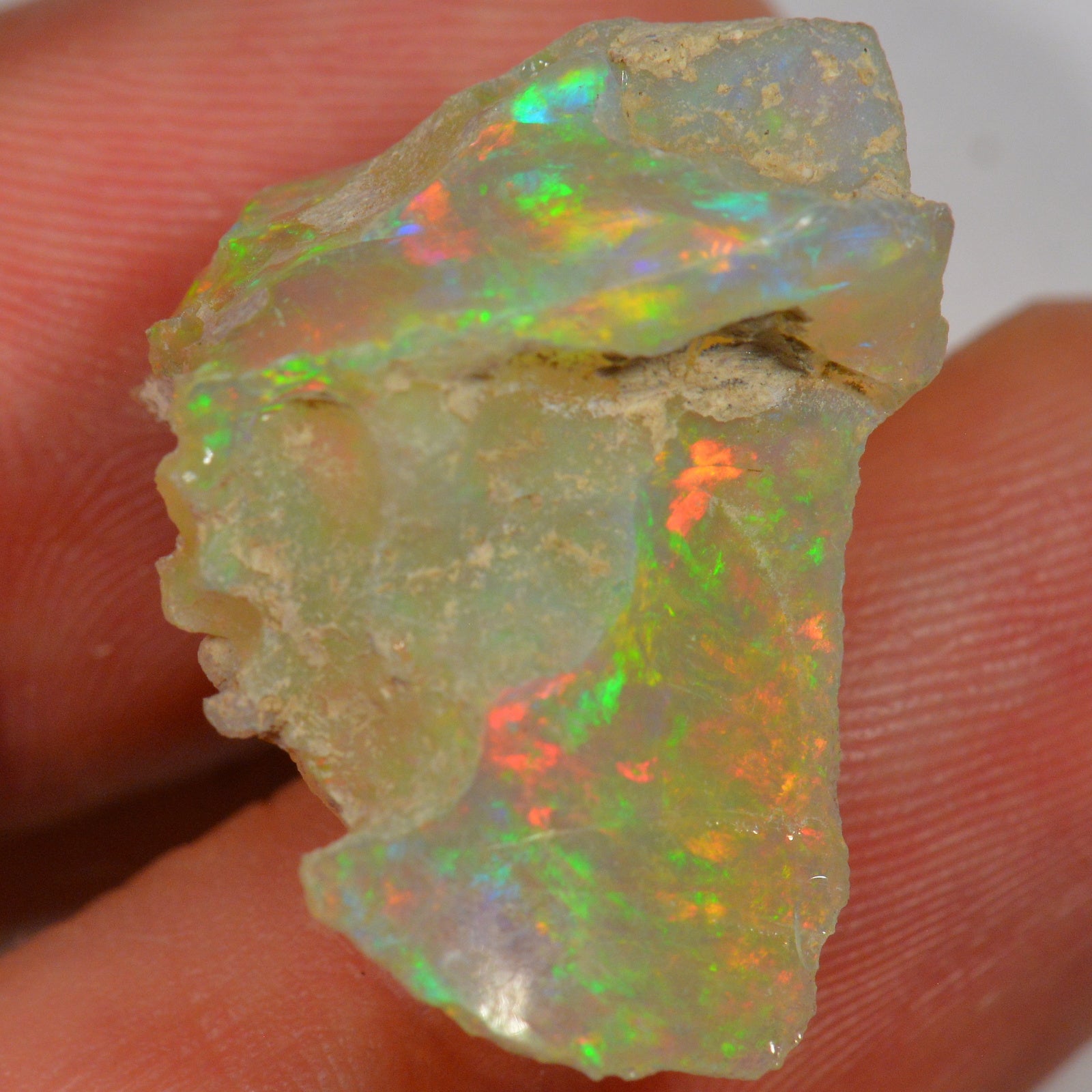 20.8 Carat - Rough Ethiopian Welo Opal — natural untreated rough Ethiopian Welo opal