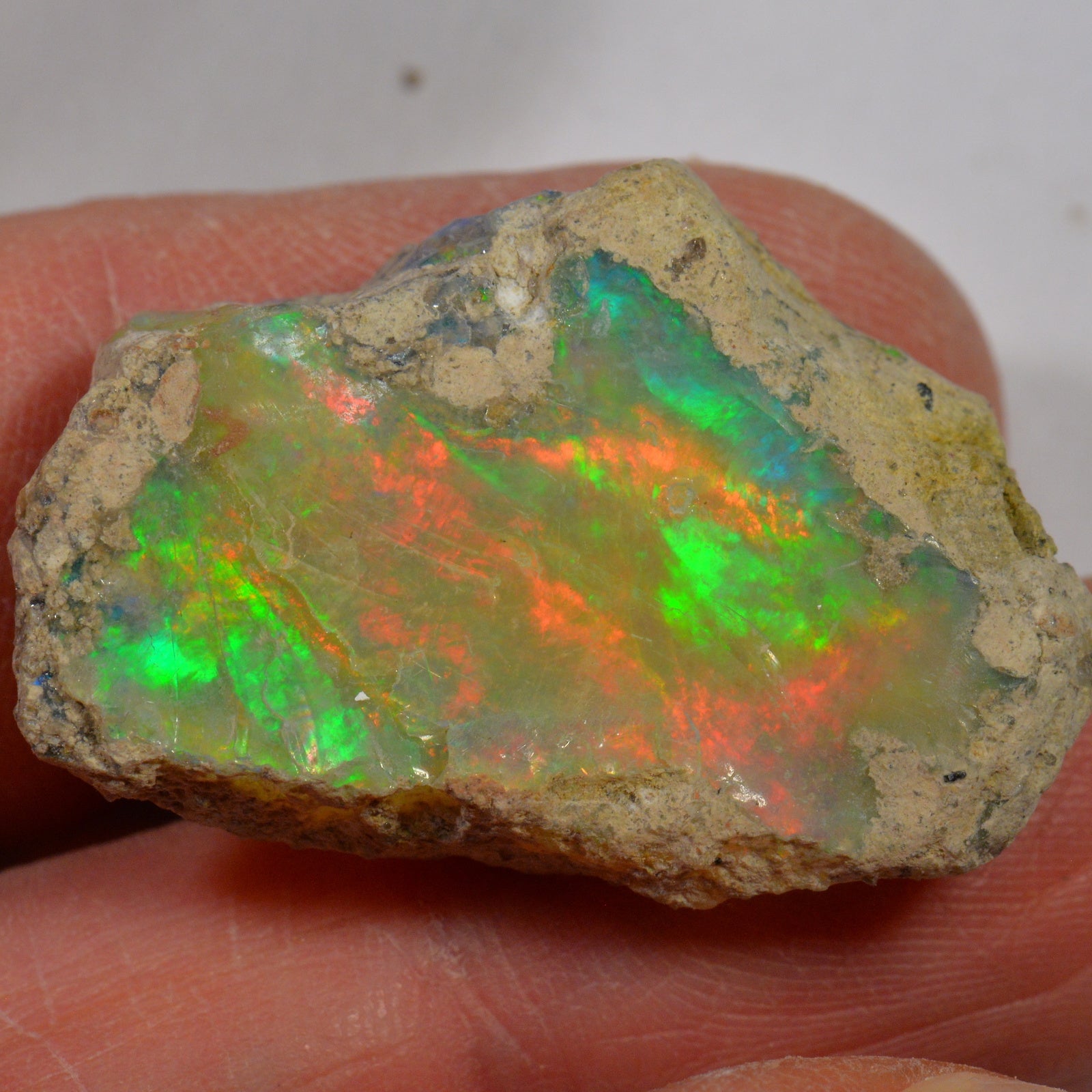 30.2 Karat - Roher Äthiopischer Welo Opal - DeinOpal