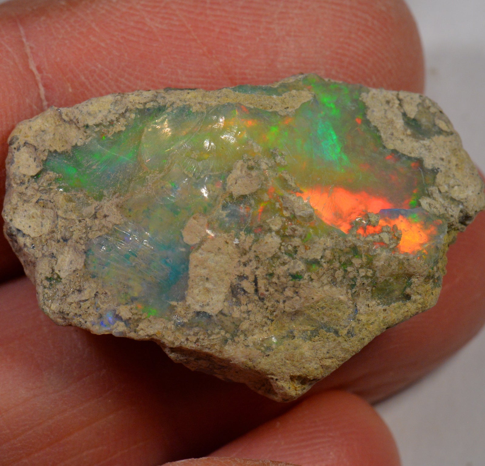 30.2 Karat - Roher Äthiopischer Welo Opal - DeinOpal