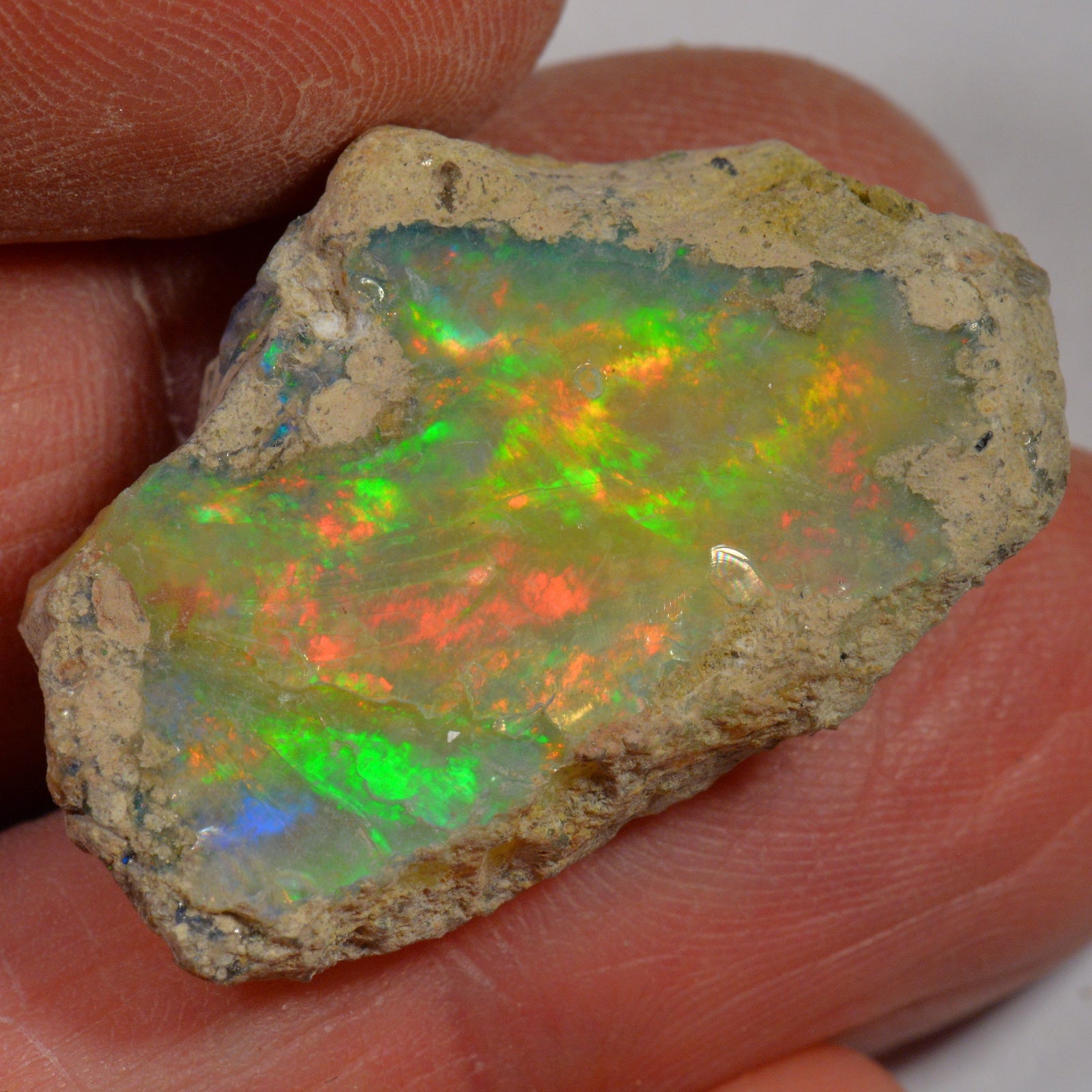 30.2 Karat - Roher Äthiopischer Welo Opal - DeinOpal