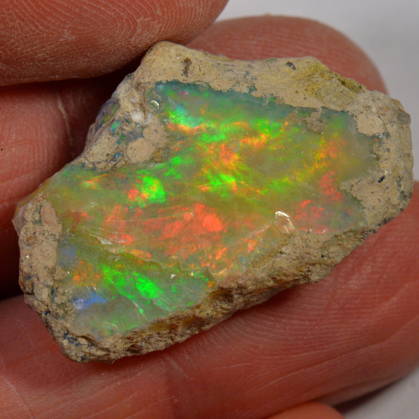 30.2 Karat - Roher Äthiopischer Welo Opal - DeinOpal