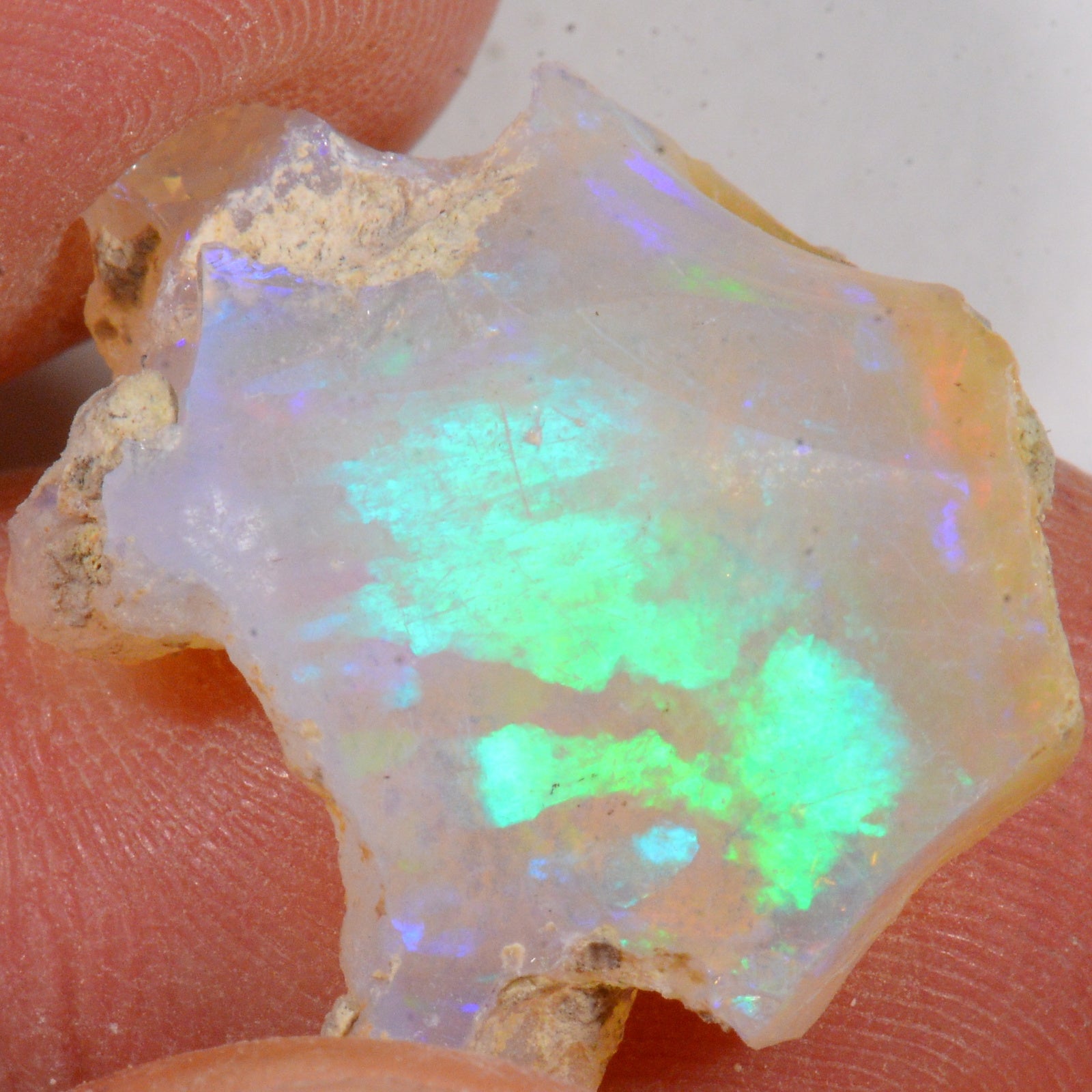 12 Karat - Roher Äthiopischer Welo Opal – natürlicher äthiopischer Welo Opal