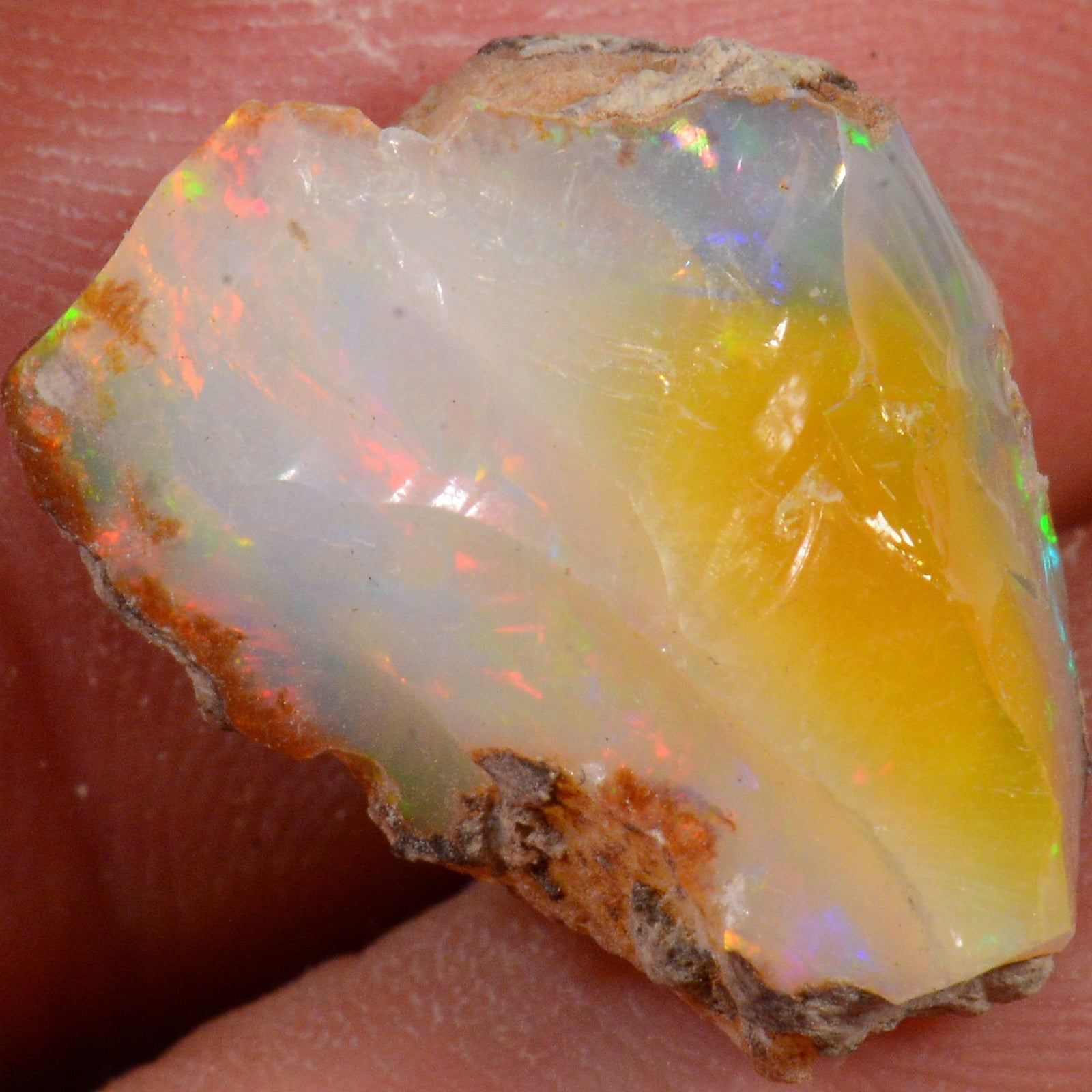 11 Karat - Roher Äthiopischer Welo Opal – natürlicher äthiopischer Welo Opal