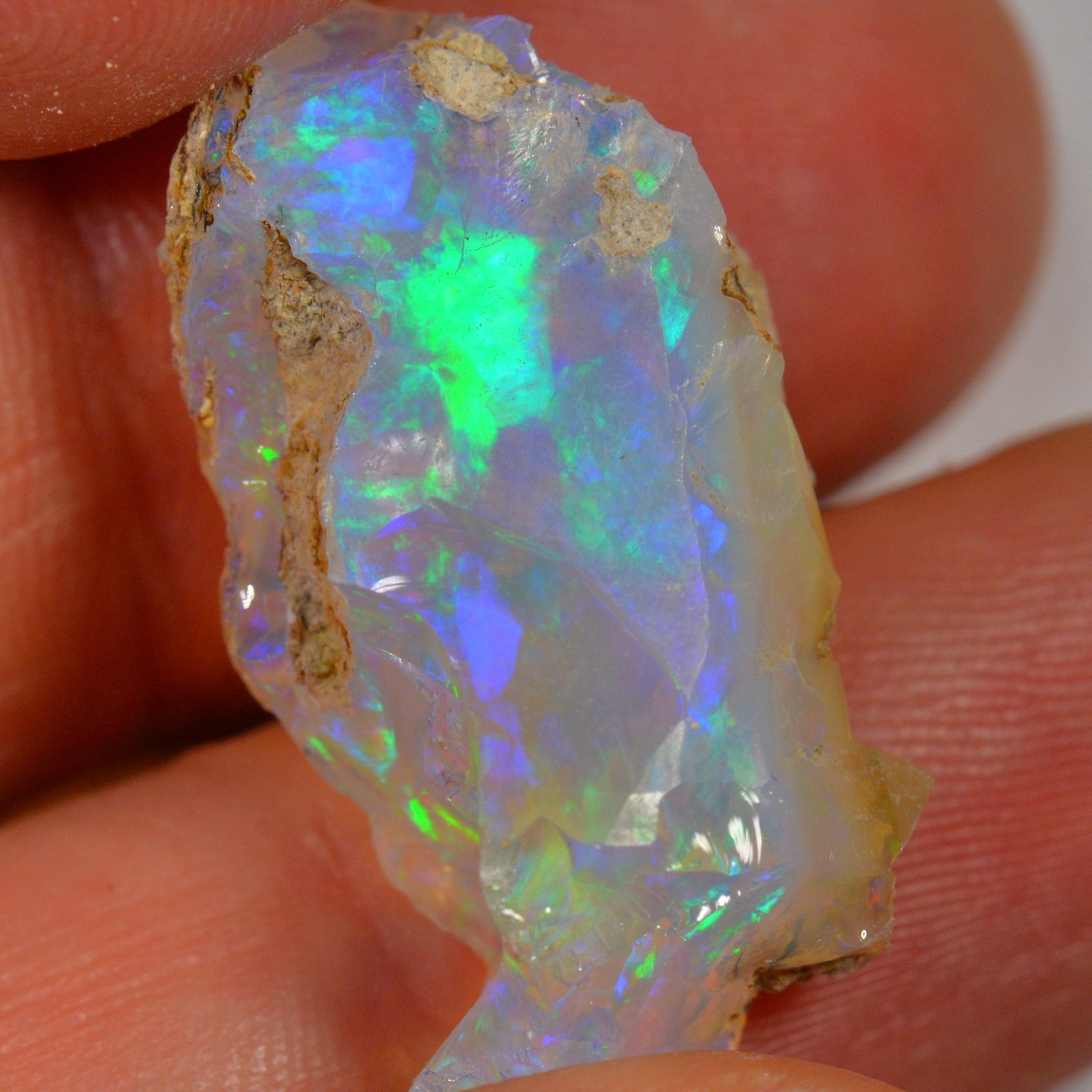 22.3 Karat - Roher Äthiopischer Welo Opal – natürlicher äthiopischer Welo Opal
