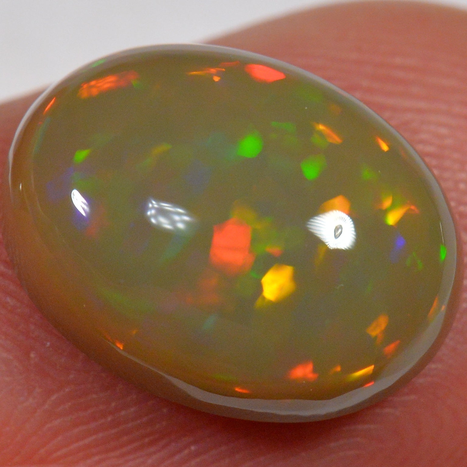 4.5 Carat Ethiopian Welo Opal — natural untreated Ethiopian Welo opal