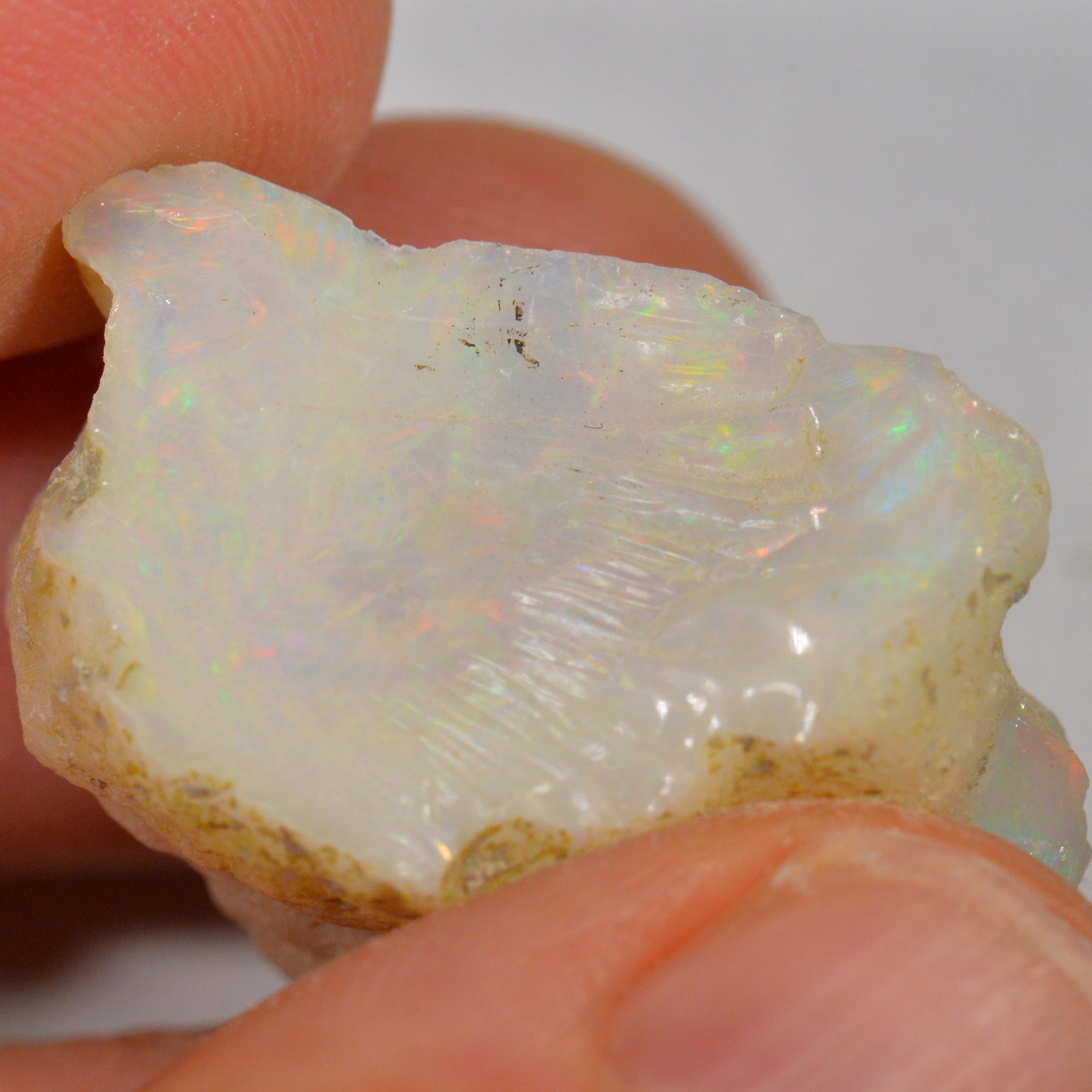 46 Carat - Rough Ethiopian Welo Opal — natural untreated rough Ethiopian Welo opal