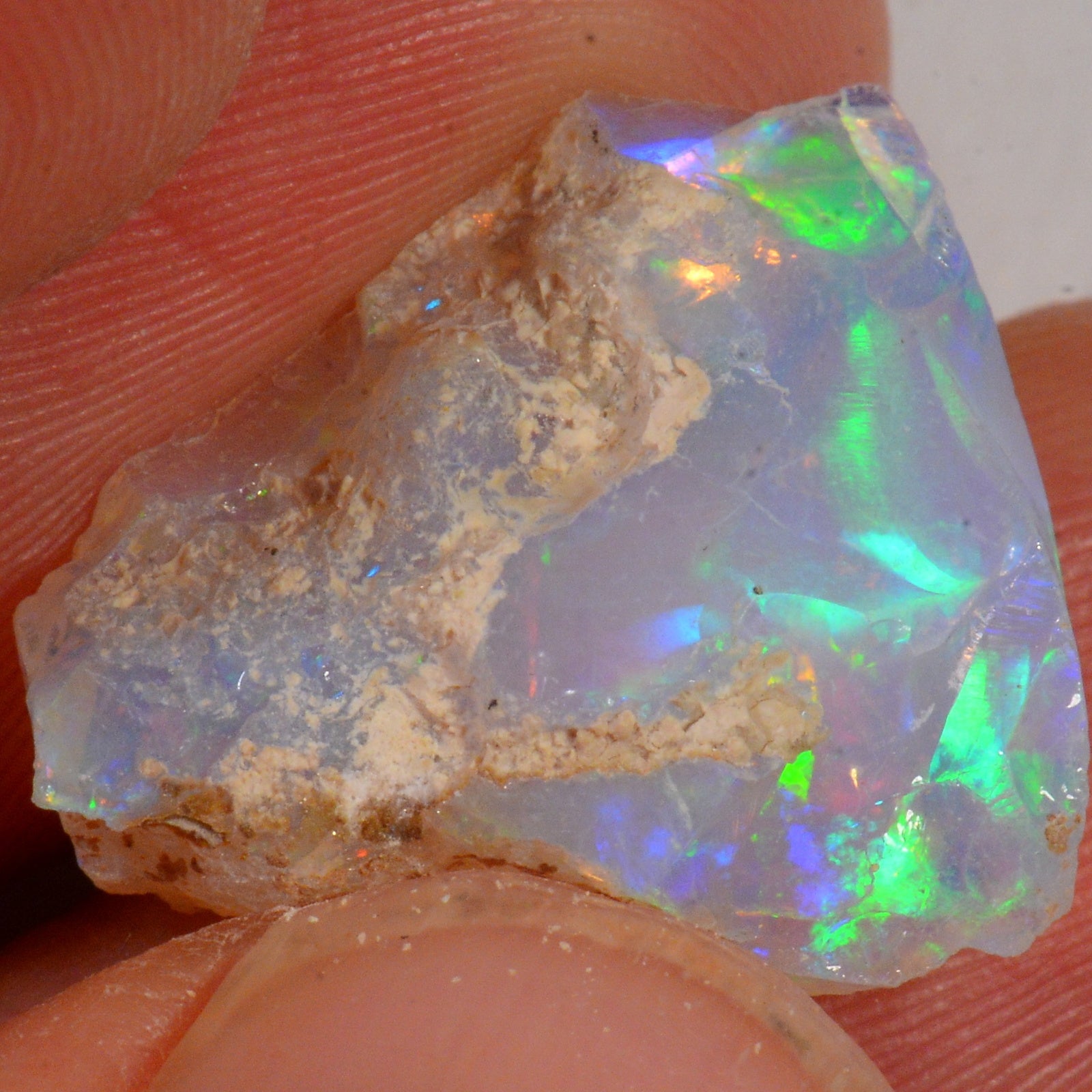 8 Karat - Roher Äthiopischer Welo Opal – natürlicher äthiopischer Welo Opal