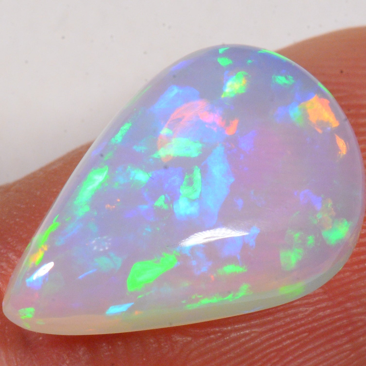 5.1 Carat - Very Bright Ethiopian Welo Opal — natural untreated Ethiopian Welo opal