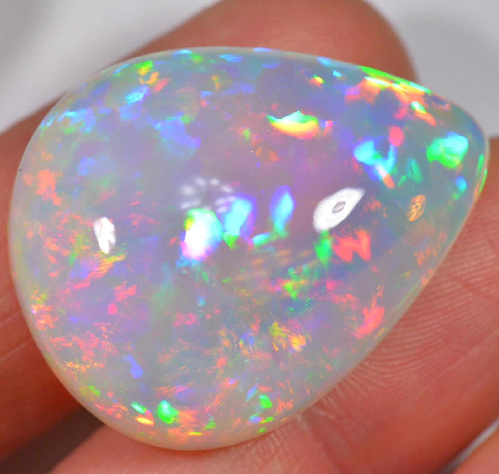 53.2 Carat Massive Breathtaking Ethiopian Welo Opal with 3D Play of Color — natural untreated Ethiopian Welo opal