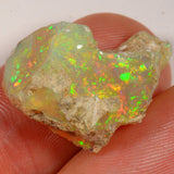 15 Karat - Brillanter Pinfire Roher Äthiopischer Welo Opal – natürlicher äthiopischer Welo Opal