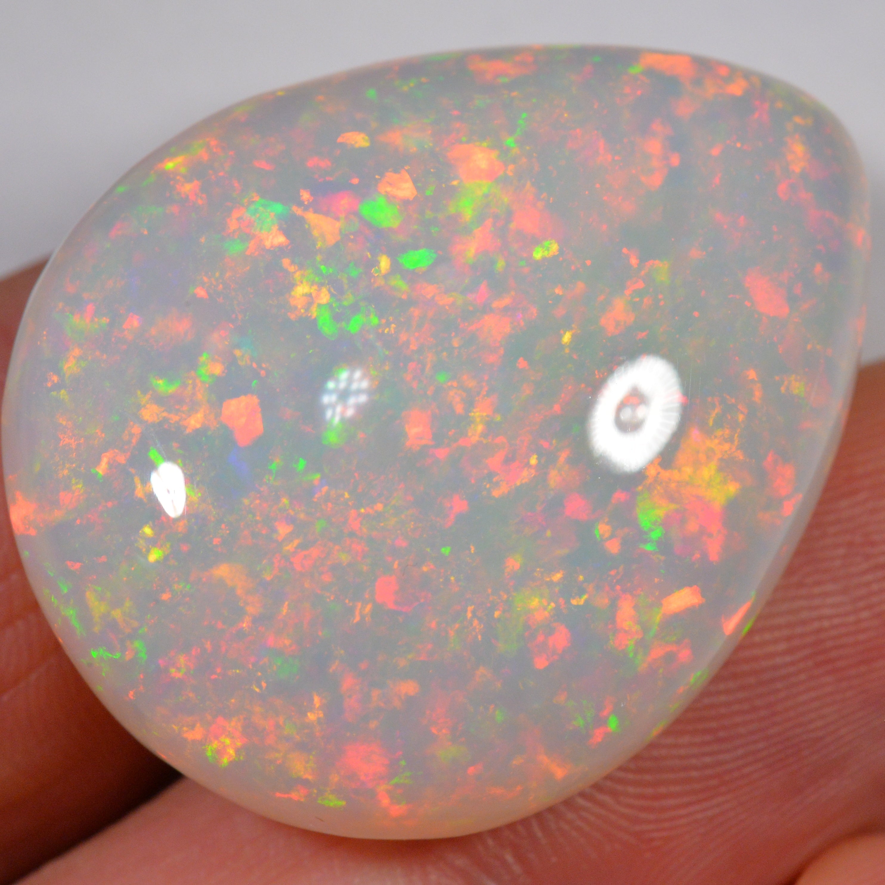 57.4 Karat - Tropfenförmiger Äthiopischer Welo Opal - DeinOpal