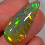 22,6 carats - Opale Welo d'Éthiopie naturelle sombre à motif inhabituel - Mine de Beska – opale Welo d'Éthiopie naturelle