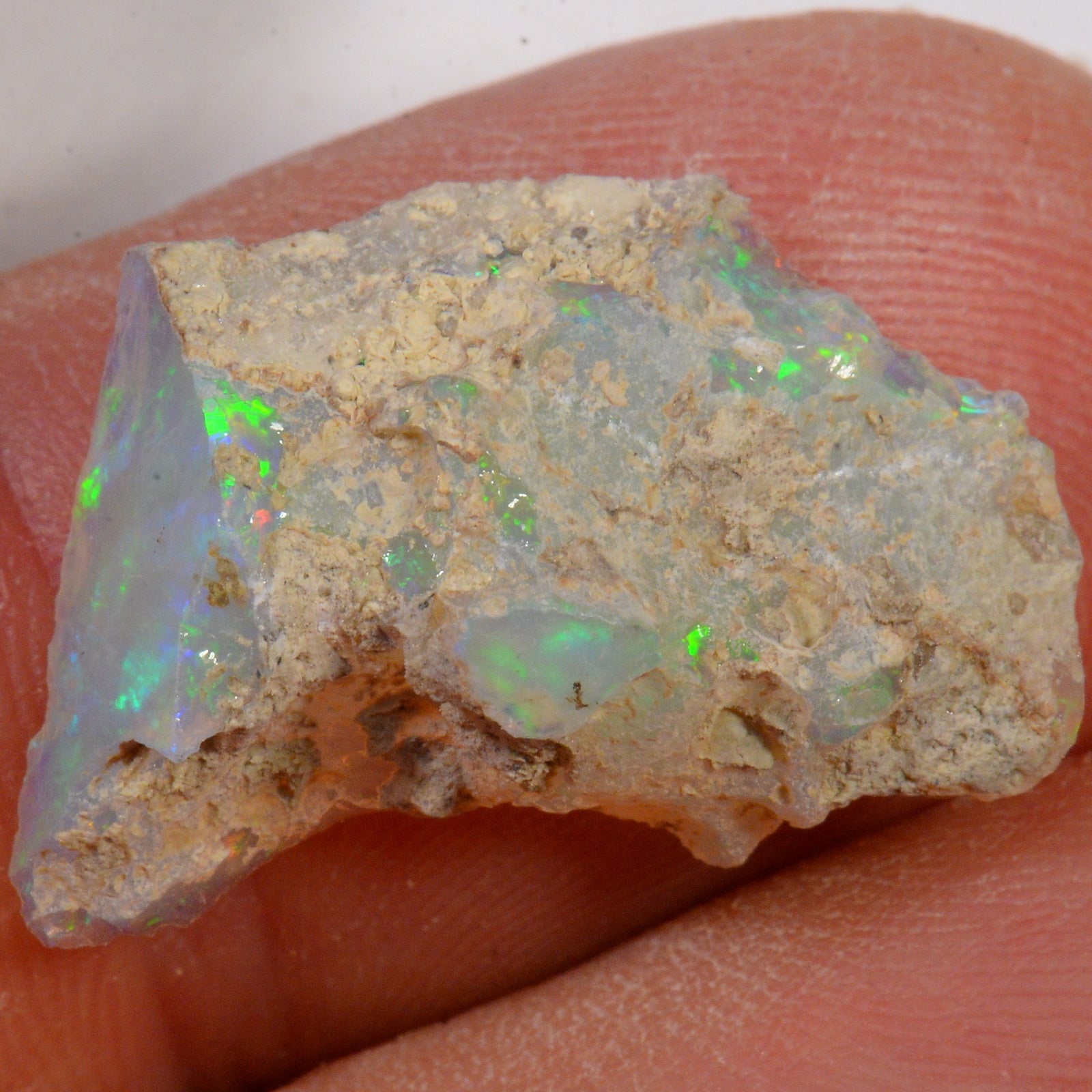 8.6 Karat - Roher Äthiopischer Welo Opal – natürlicher äthiopischer Welo Opal