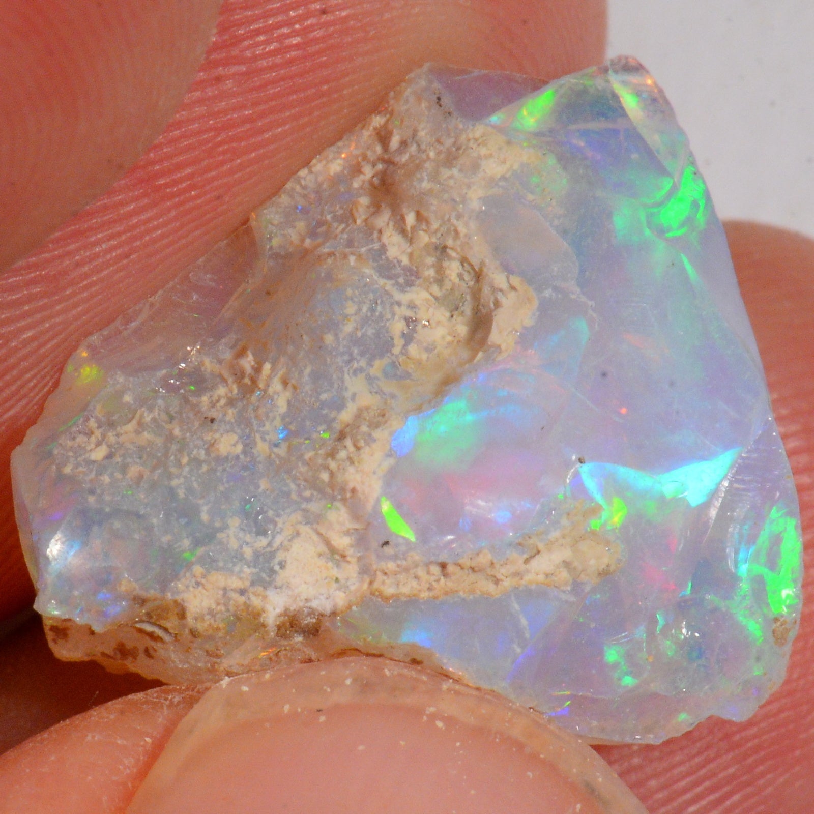 8 Karat - Roher Äthiopischer Welo Opal – natürlicher äthiopischer Welo Opal