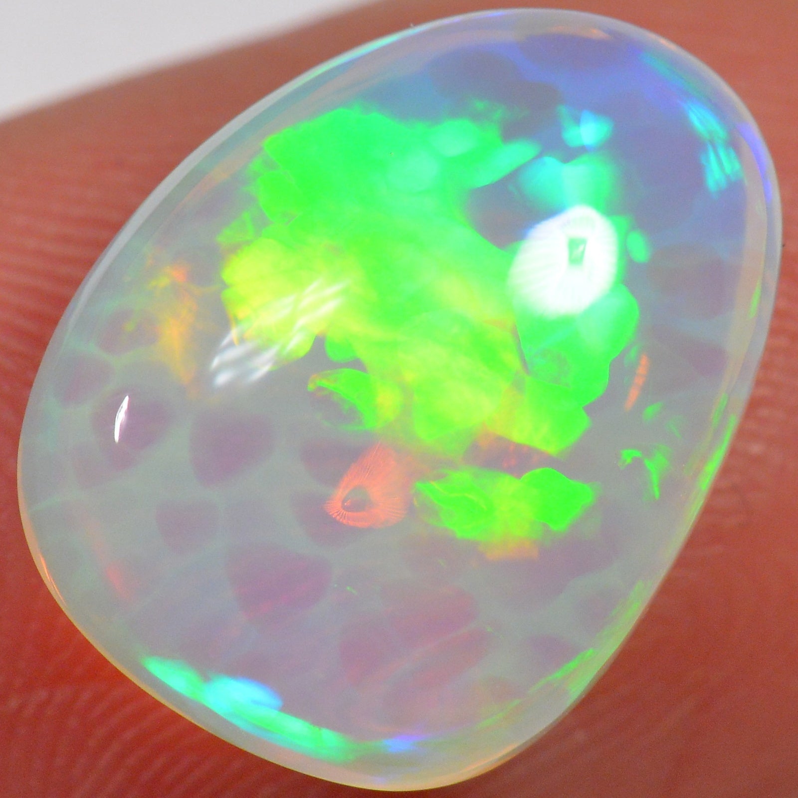6.8 Carat Ethiopian Welo Opal — natural untreated Ethiopian Welo opal