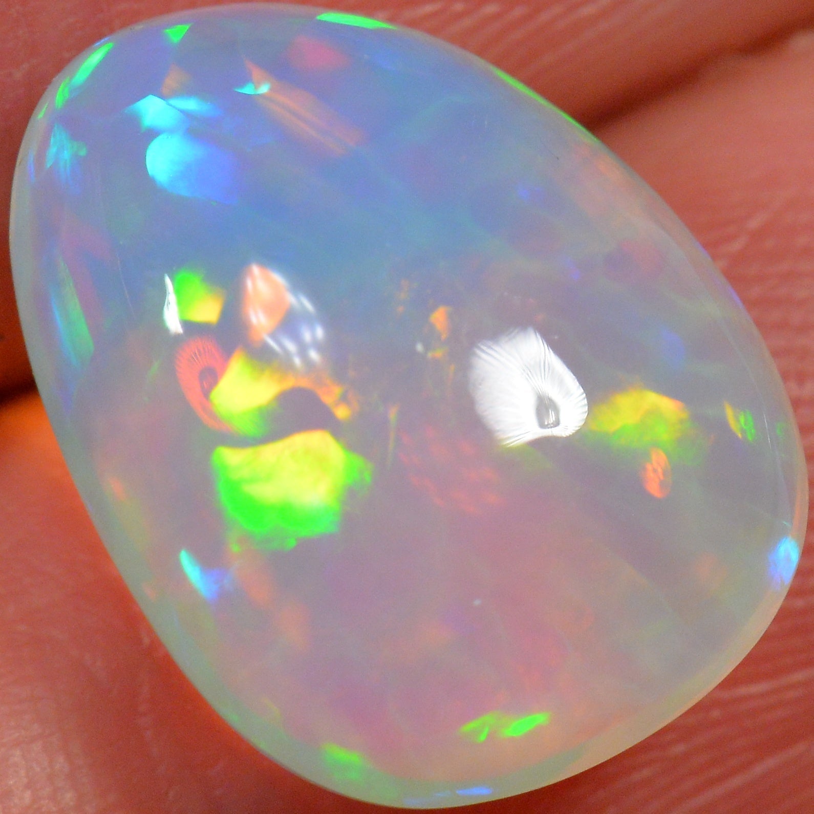 6.8 Carat Ethiopian Welo Opal — natural untreated Ethiopian Welo opal