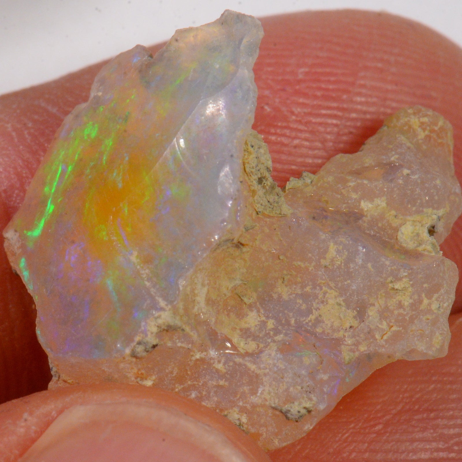 14.8 Karat - Roher Äthiopischer Welo Opal – natürlicher äthiopischer Welo Opal
