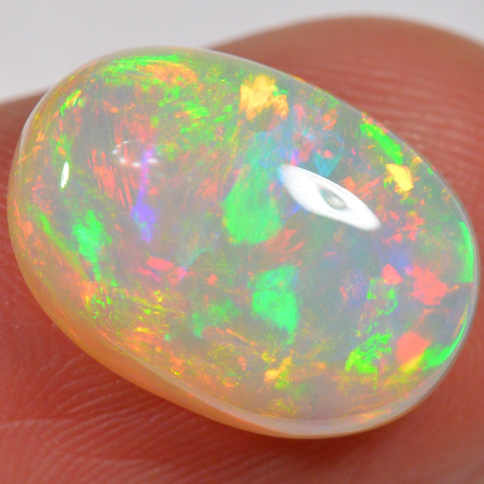 7.1 Carat Ethiopian Welo Opal — natural untreated Ethiopian Welo opal
