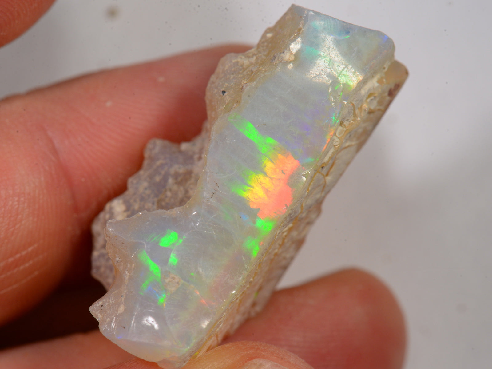 38 Karat - Roher Äthiopischer Welo Opal – natürlicher äthiopischer Welo Opal