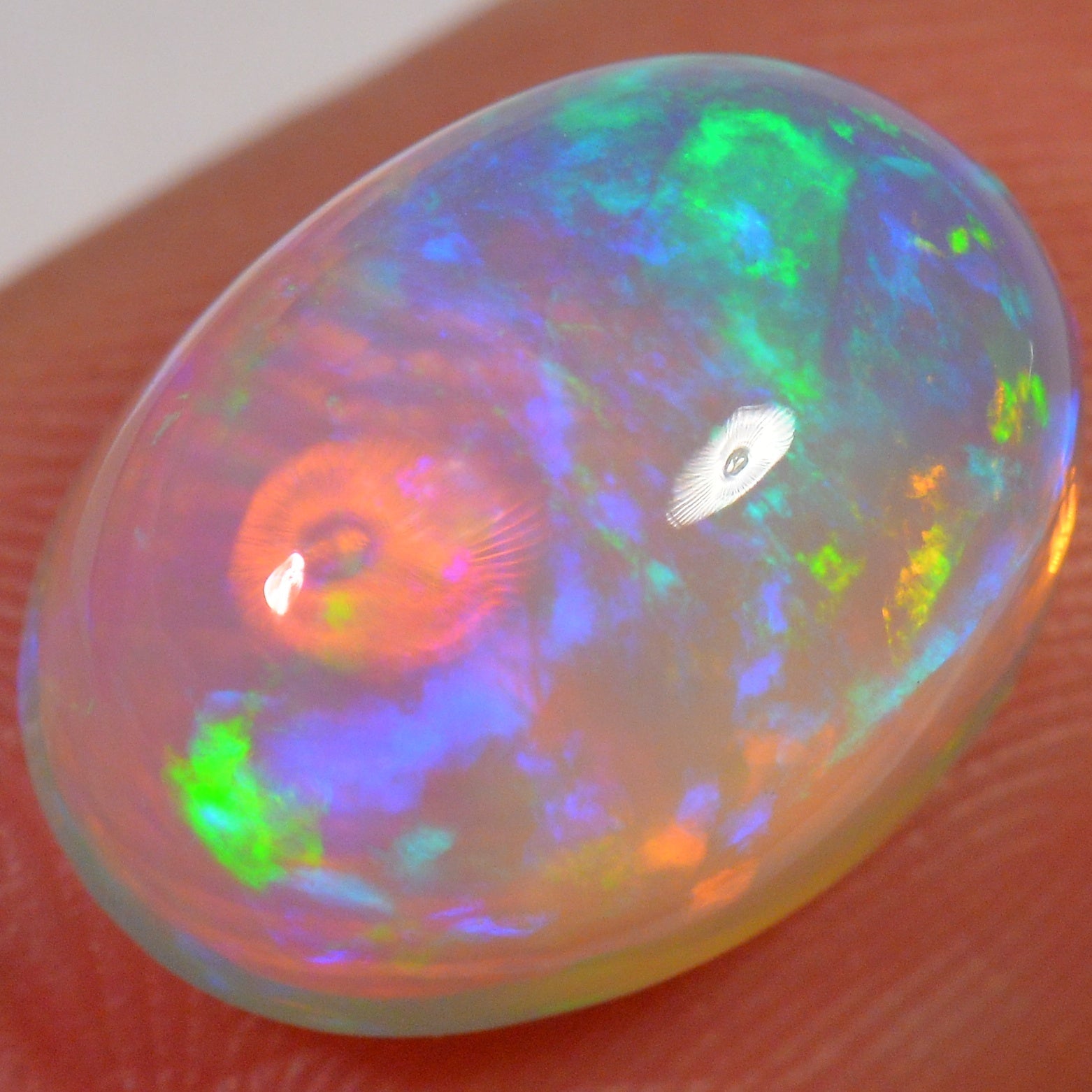 7.4 Carat Ethiopian Welo Opal — natural untreated Ethiopian Welo opal