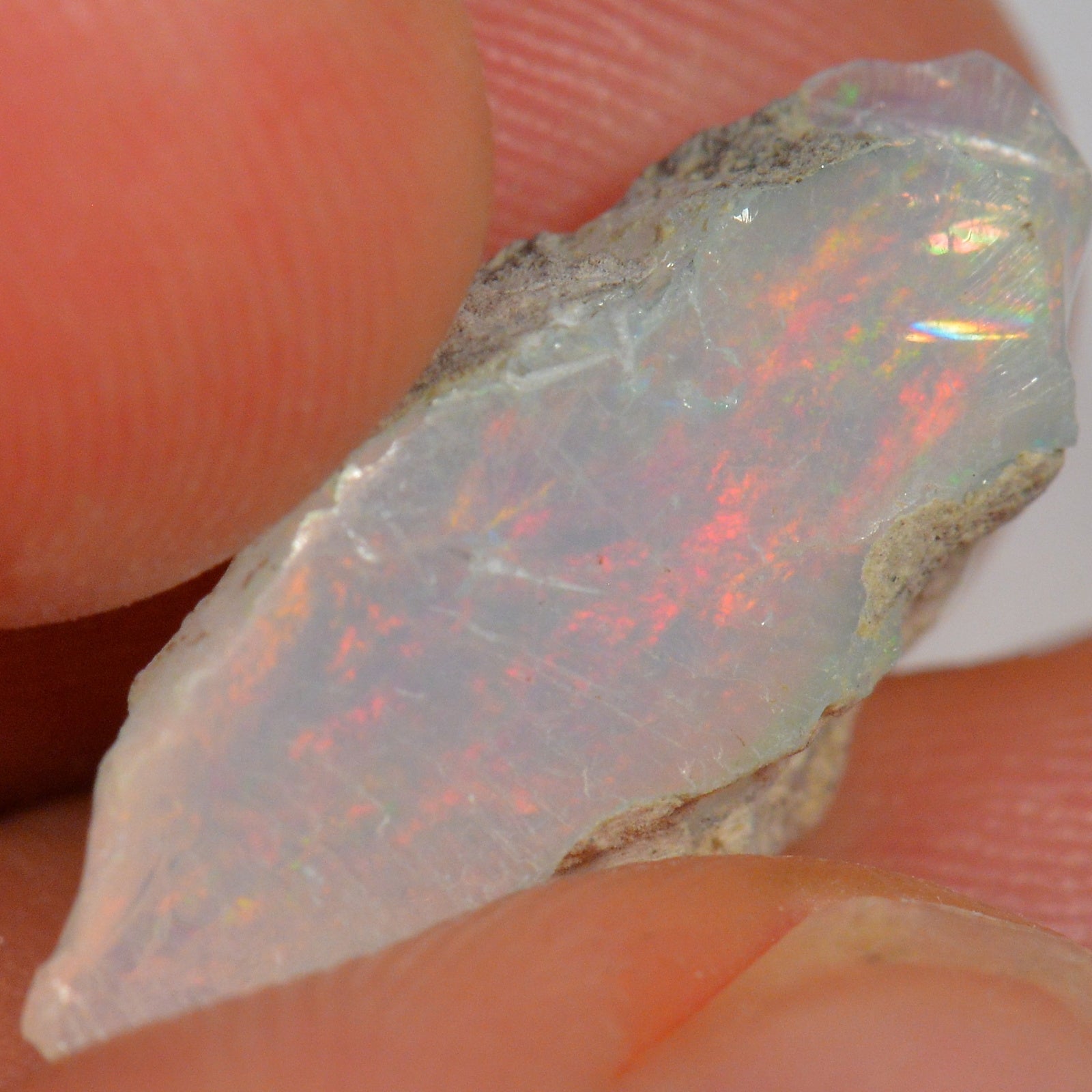 7.4 Carat - Rough Ethiopian Welo Opal — natural untreated rough Ethiopian Welo opal
