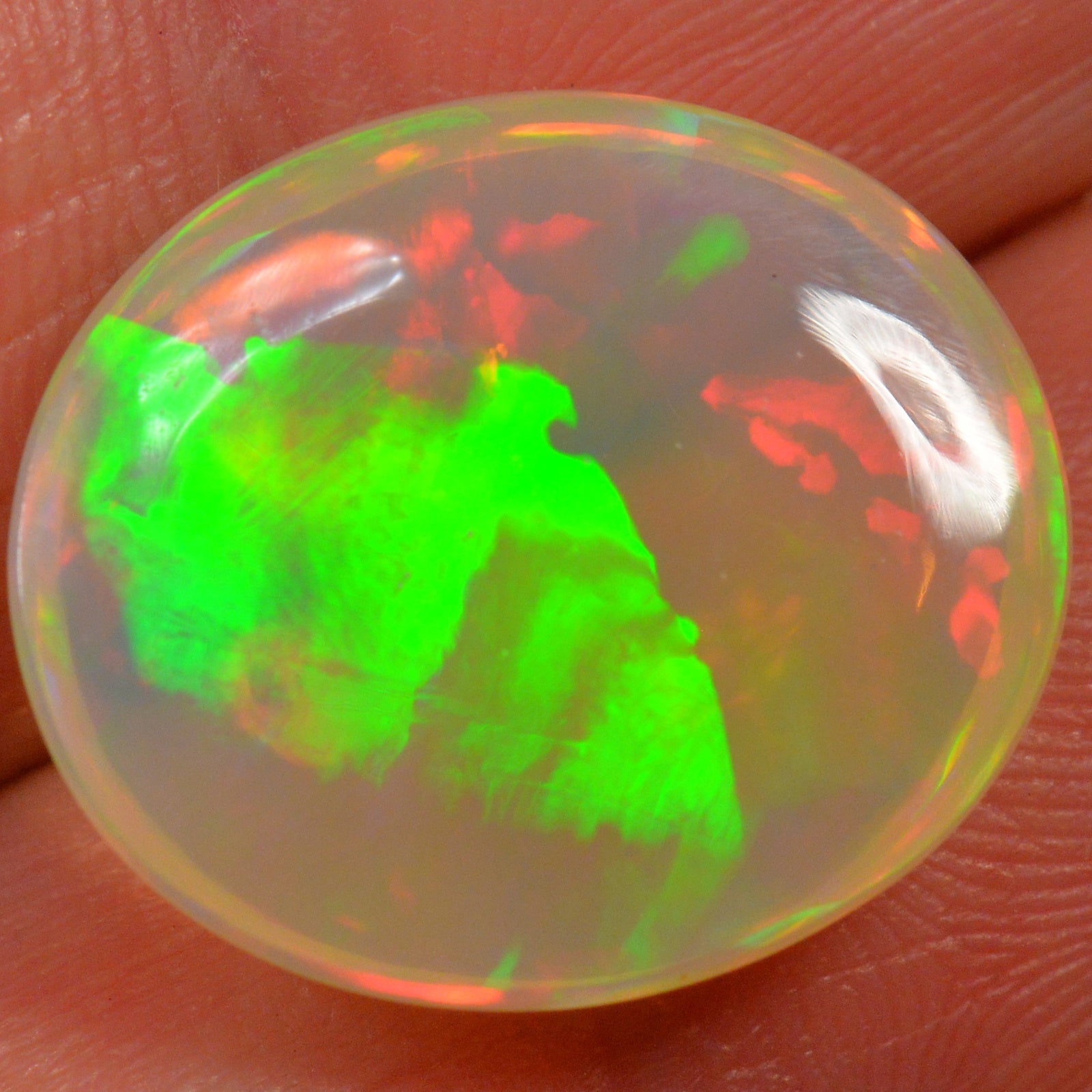 7.6 Carat Ethiopian Welo Opal — natural untreated Ethiopian Welo opal