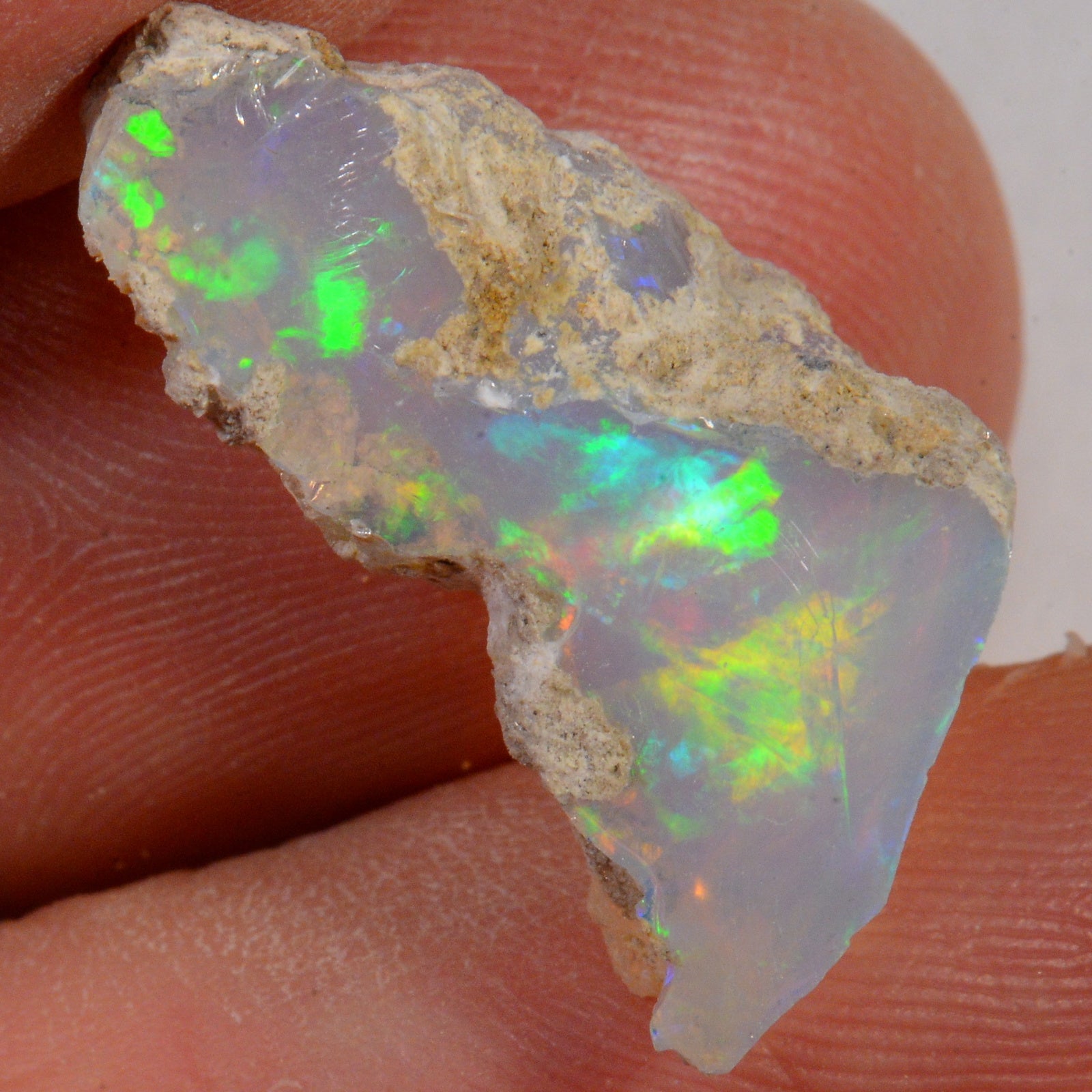 10.7 Karat - Roher Äthiopischer Welo Opal – natürlicher äthiopischer Welo Opal