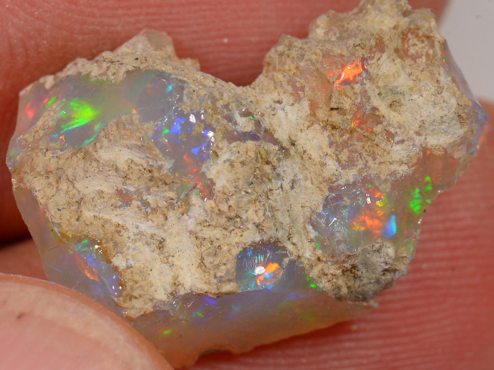 8 Karat - Roher Äthiopischer Welo Opal - DeinOpal