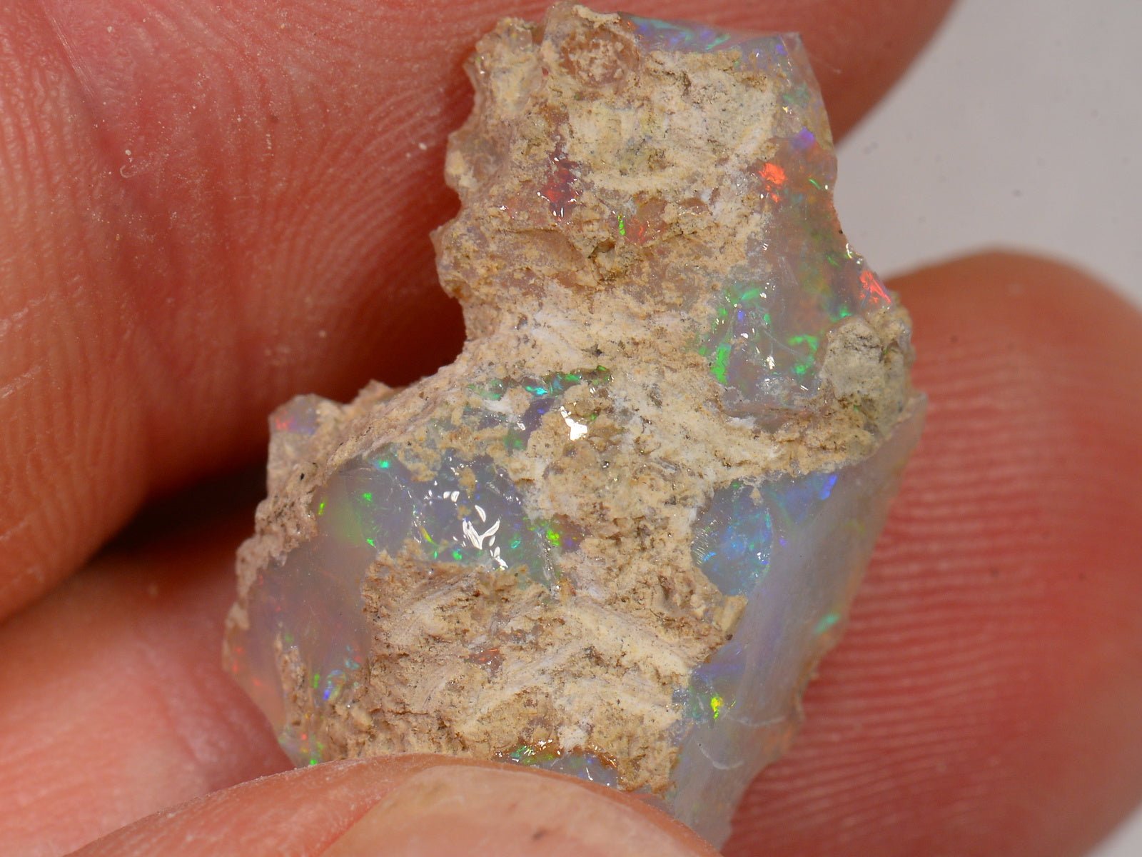 8 Karat - Roher Äthiopischer Welo Opal - DeinOpal