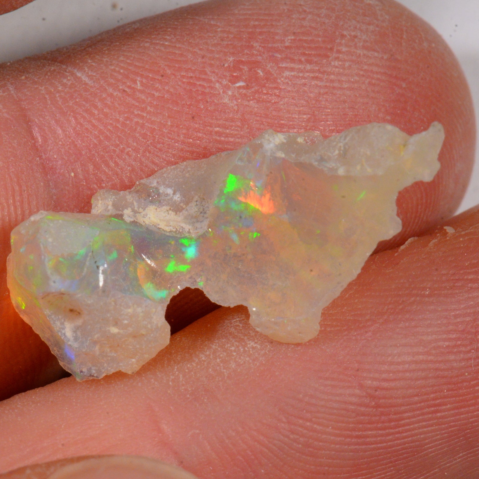 6.3 Karat - Roher Äthiopischer Welo Opal – natürlicher äthiopischer Welo Opal