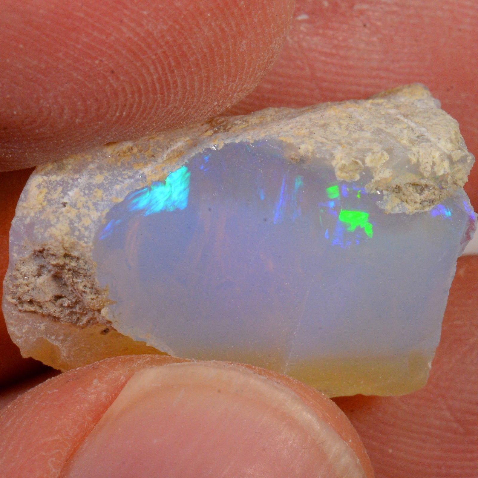 18.5 Karat - Roher Äthiopischer Welo Opal – natürlicher äthiopischer Welo Opal