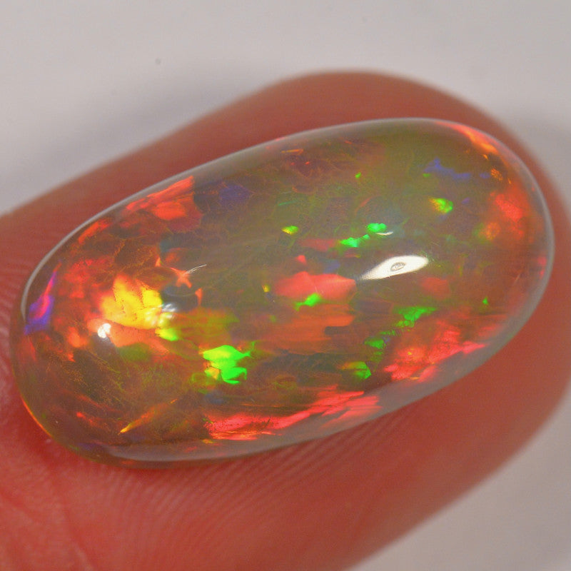 10,5 carats - Opale Welo d'Éthiopie naturelle sombre – opale Welo d'Éthiopie naturelle