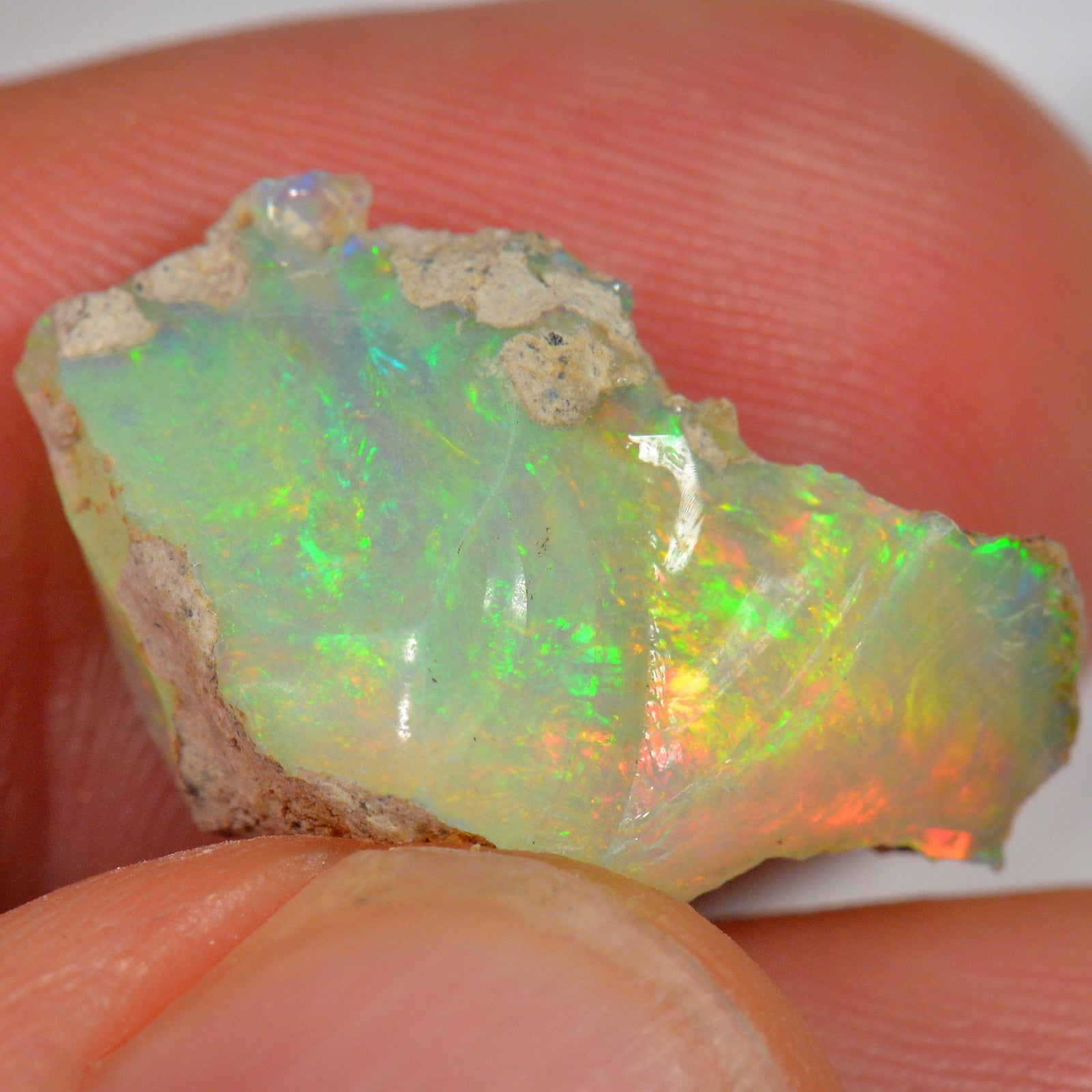 9.4 Karat - Roher Äthiopischer Welo Opal – natürlicher äthiopischer Welo Opal