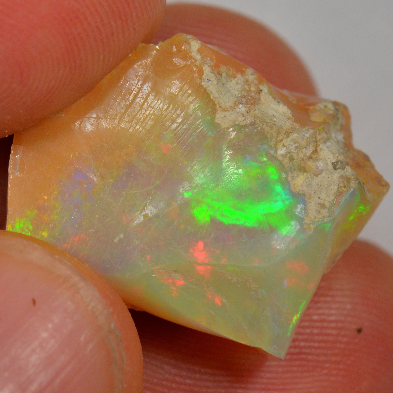 17.3 Carat - Rough Ethiopian Welo Opal — natural untreated rough Ethiopian Welo opal