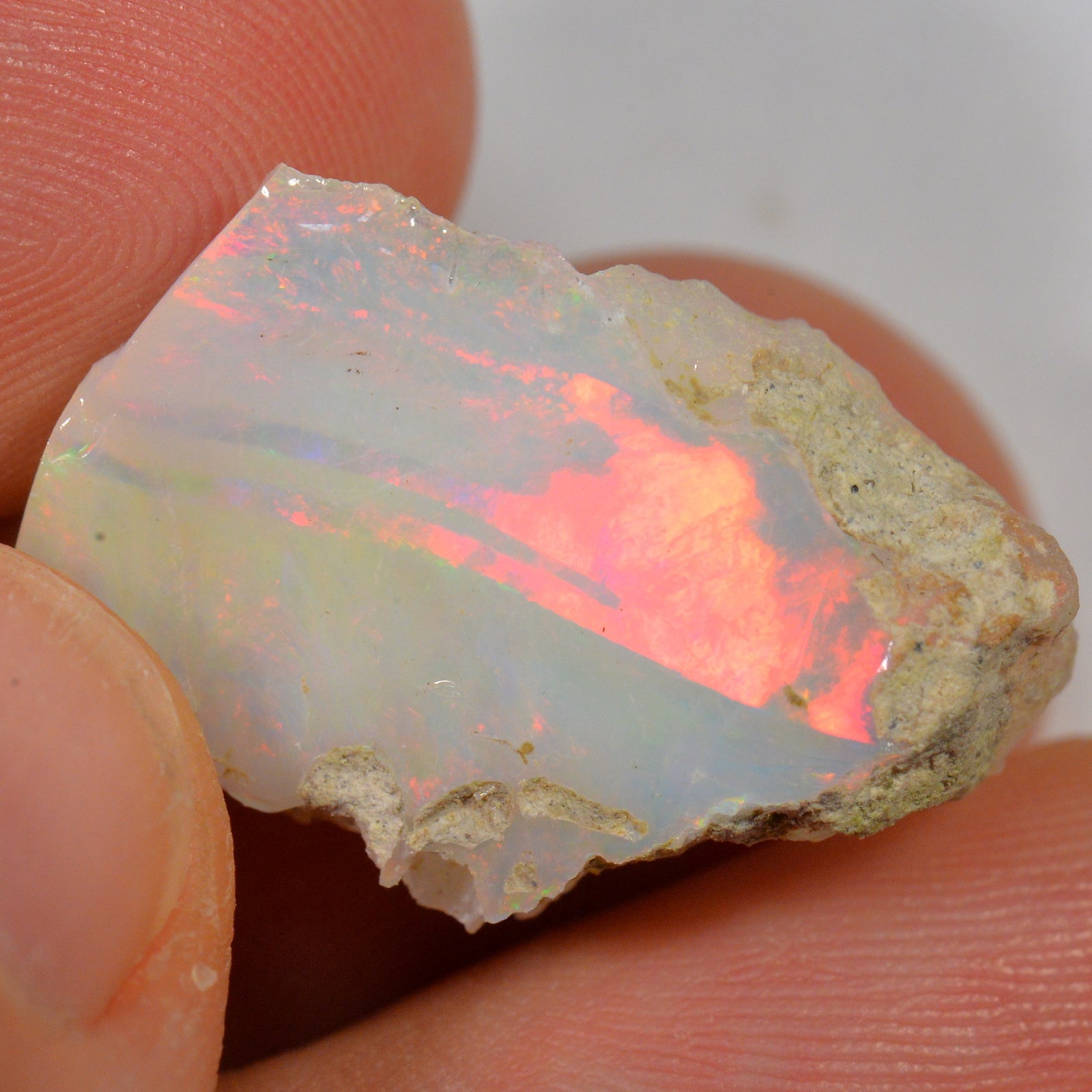 13.5 Karat - Roher Äthiopischer Welo Opal – natürlicher äthiopischer Welo Opal