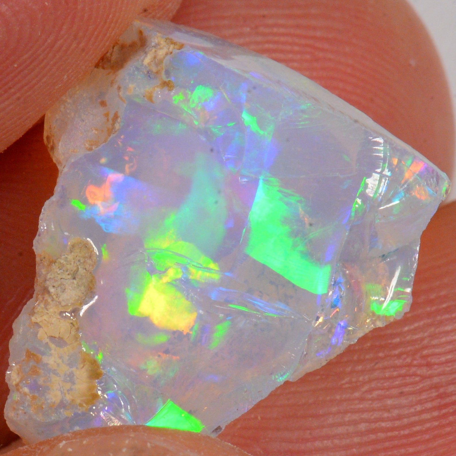 8 Karat - Roher Äthiopischer Welo Opal – natürlicher äthiopischer Welo Opal